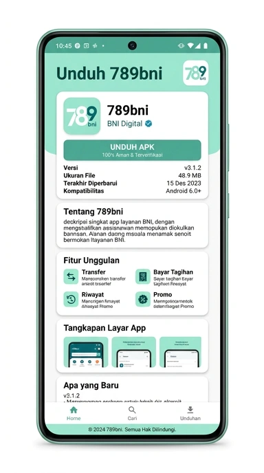 Unduh APK 789bni untuk Android dengan mudah dan cepat