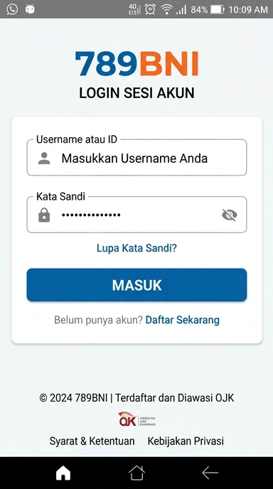 Masuk Akun Anda di 789bni