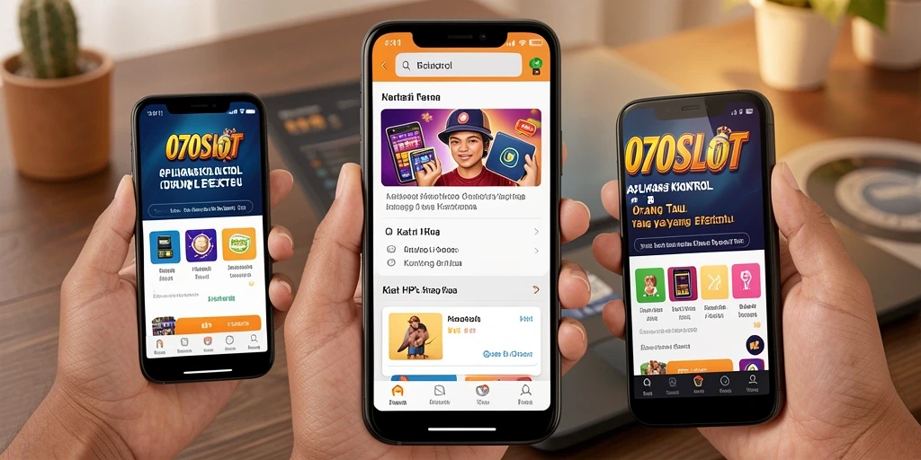 Antarmuka 070SLOT yang ramah pengguna dan mudah dinavigasi.