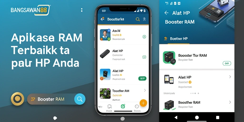 Tampilan antarmuka BANGSAWAN88 untuk optimasi RAM yang bersih dan efisien.