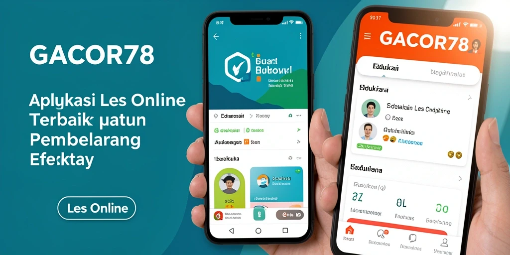 Tampilan antarmuka GACOR78 yang user-friendly untuk pembelajaran Les Online.