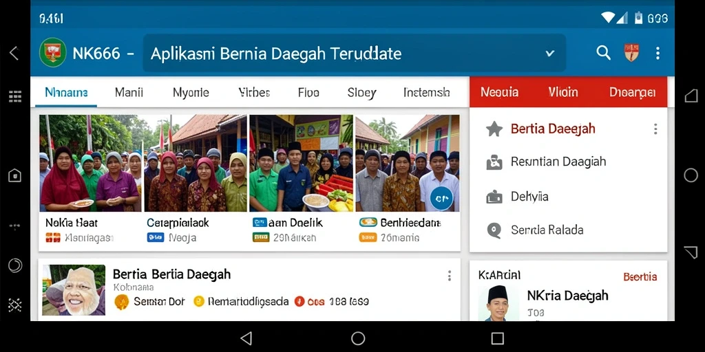 Tampilan antarmuka NK666 yang sederhana dan efisien.